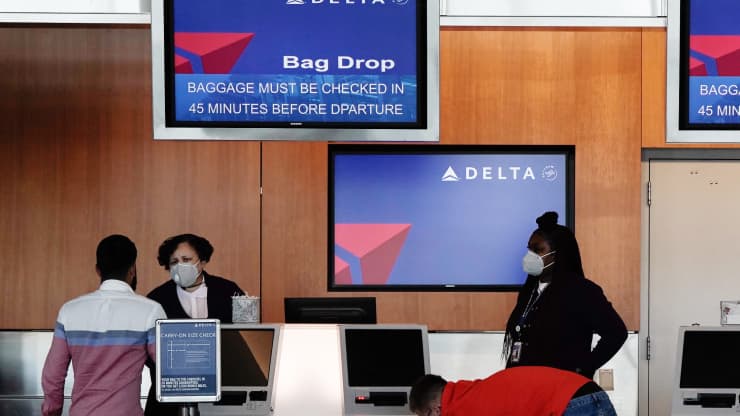 Delta Air Lines CEO says 90% of employees are vaccinated against Covid without company mandate